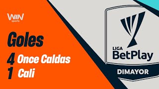 Once Caldas vs. Cali (goles) | Liga BetPlay Dimayor 2024-2 | Fecha ...
