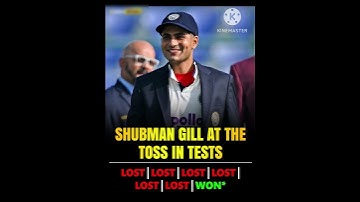 Shubman Gill Finally Wins a Toss in Test Cricket! 🎯