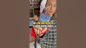 Tracing low voltage cables with the Fluke tone and probe. #fluke #lowvoltage