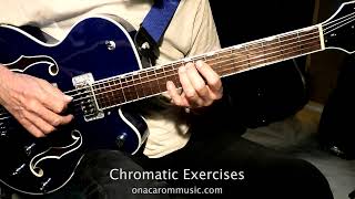 Guitar Lesson - How to Play Chromatic Exercises - C C# D D# E F F# G G# A A# B