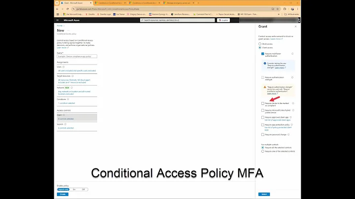 Create a Conditional Access Policy for MFA in Azure AD | Step-by-Step Tutorial
