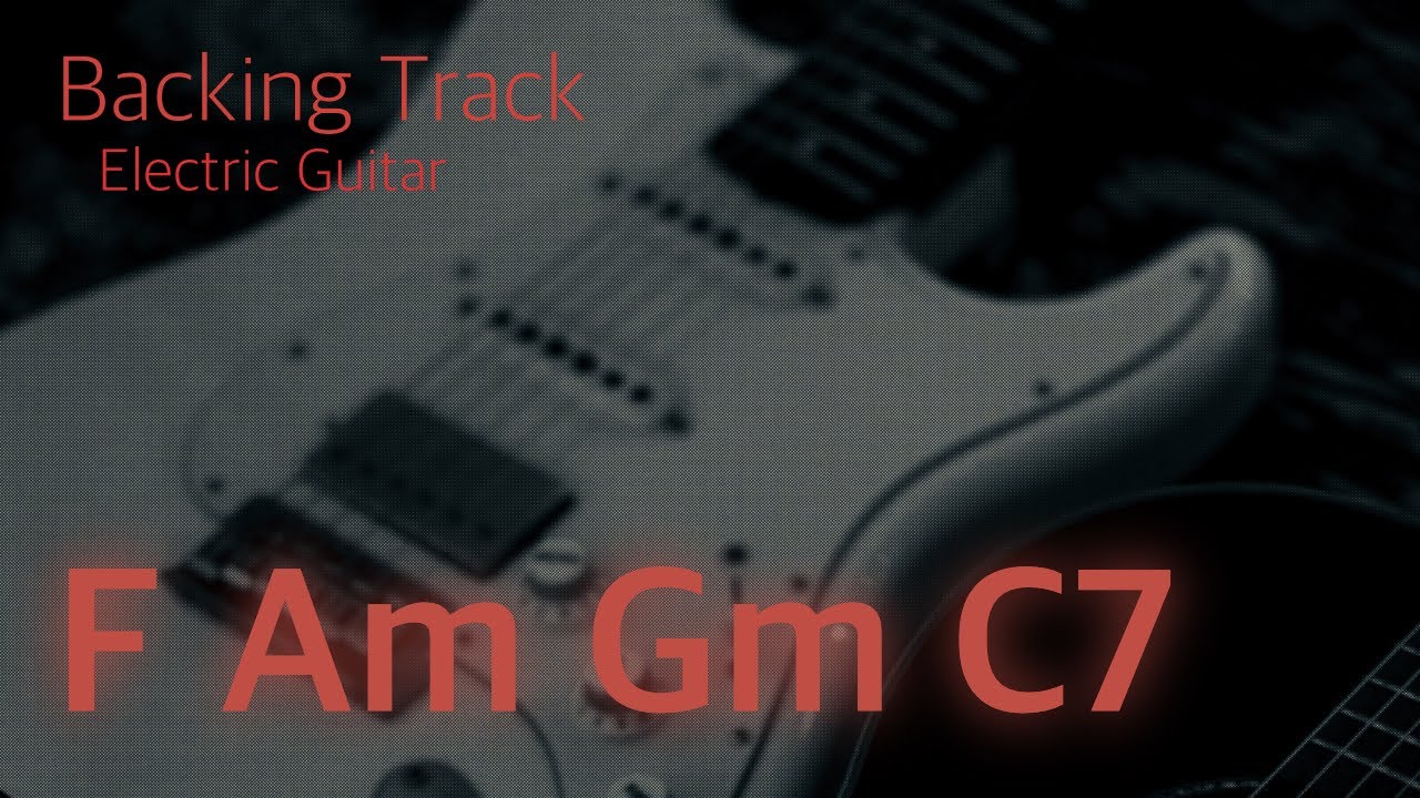 F major guitar backing track Pop Clean electric guitar (105 bpm