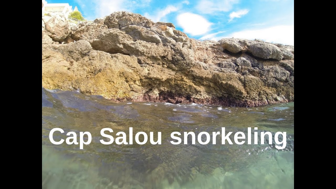 Cap Salou snorkeling + view 2017 YouTube