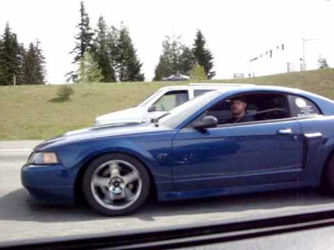 2000 Mustang Gt Cammed Procharged Vs Gt500 Stock Youtube