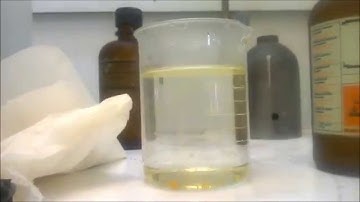PCl3 dancing in a water bath
