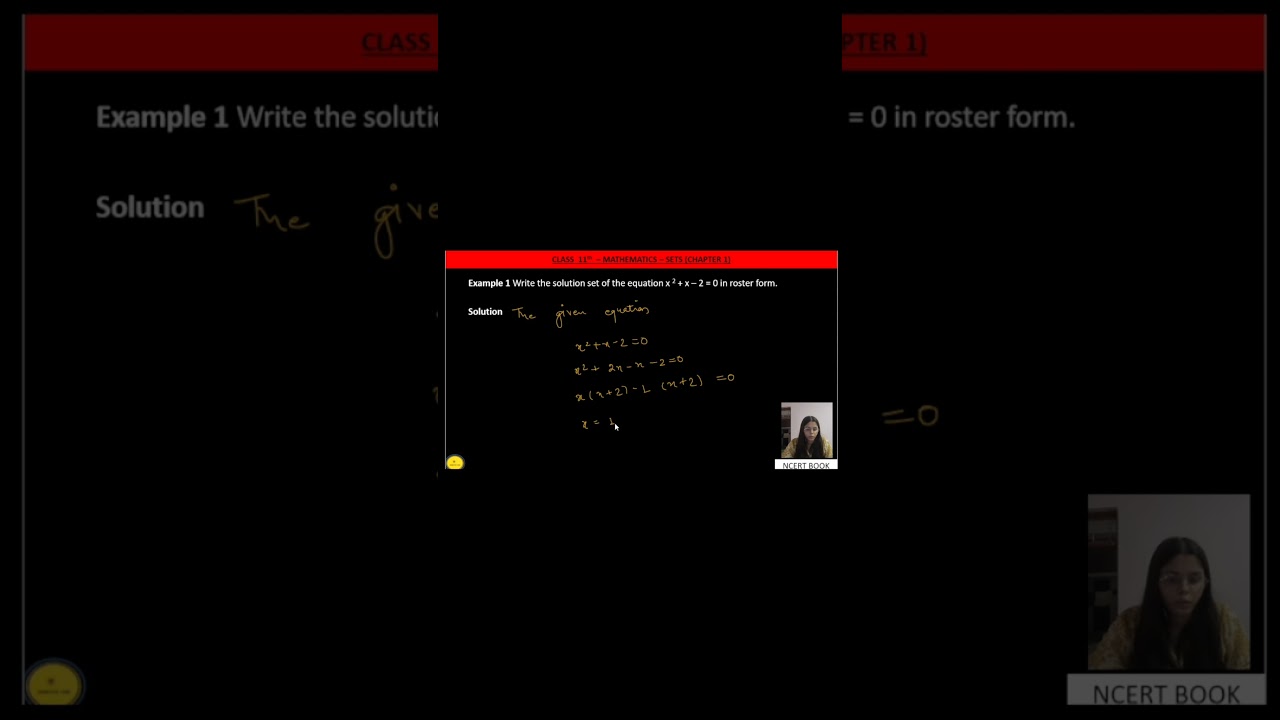 Examples related to roaster and set builder form.       #math #class11 #shorts #youtubeshorts #sets