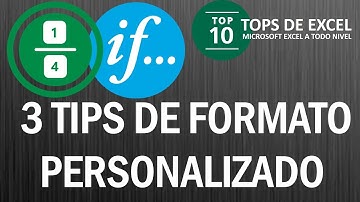 3 Tips de formato personalizado (Video-Respuesta) | Tops de Excel