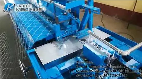 Galvanized Chain Link Fence Machine （Fence mesh weaving/making machine）