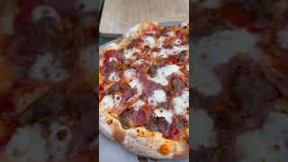 Sausage, Soppressata and Cheese Wood-Fired Pizza ? Bertello SimulFIRE #shorts #cheese #pizza