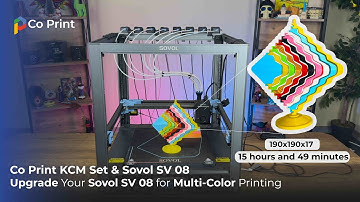 Upgrade the Sovol SV08 for 8-Color Printing! | Co Print KCM Set Installation