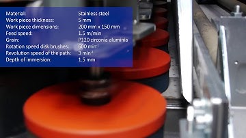 Deburring and edge rounding of stainless steel - Heesemann profiRounder