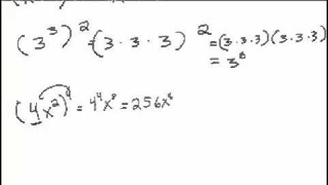 Exponent Rules Part 2