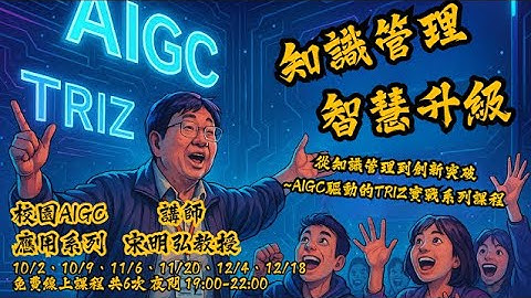 (Podcast)1141120-AIGC時代的知識管理04-用PARA系統蓋出AI知識第二大腦(宋明弘)