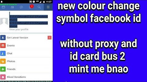 new colour change symbol facebook id without proxy and id card