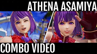 Kof XV || Athena Asamiya || (Basic) Combo Video