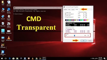How to Make Command Prompt Transparent in Windows 10