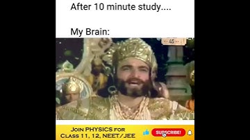 After 10 minutes study My brain | Physics with Umesh Rajoria | Class 11, 12, NEET /JEE #shorts