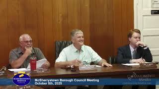 McSherrystown Borough Council Meeting - 10\/08\/2025