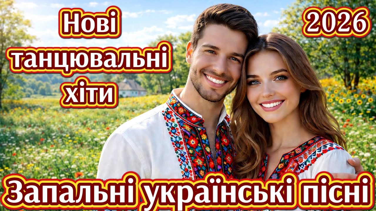 Запальні українські пісні 🔥 Нові танцювальні хіти 2026 💃 | Веселий народний стиль 🕺