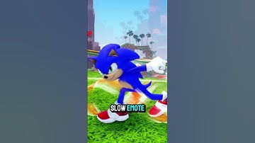 🕺 Which Sonic Emote Is The BEST In Sonic Speed Simulator?