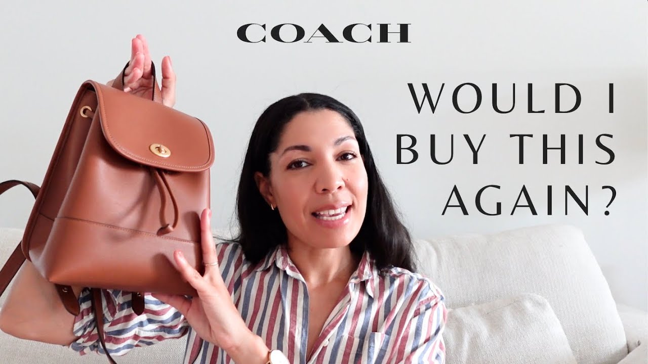 Coach Turnlock Backpack Review | What Fits, Pros & Cons +