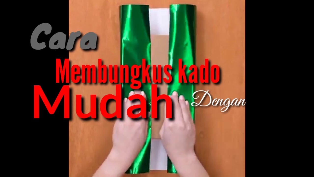 Cara membungkus kado dengan mudah YouTube