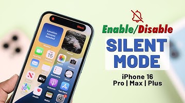 How to Turn ON or OFF Silent mode on iPhone 16!