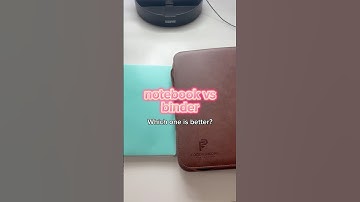 Notebook vs Binder (which is better) #notebook #shorts #binder