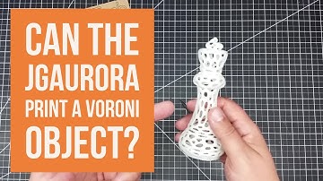 GearBest JGAURORA A5  - Bonus Printing a Voronoi Object!