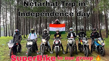 Netarhat Trip in Independence day| Netarhat | Superbike Z900 #viralvideo #vlog #netarhatjharkhand