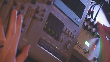 Tape loop with tascam 424 & Microcosm by Hologram electronics.