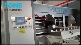T-ONE: another T-SC full servo corrugated flexo printer slotter diecutter  despatched to HUBEI