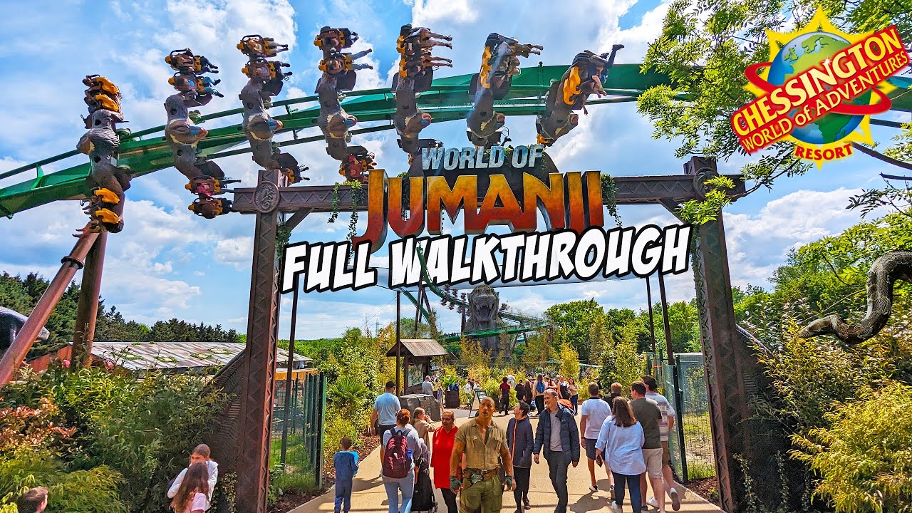 NEW World of Jumanji Full Virtual Tour at Chessington (May 2023) [4k]