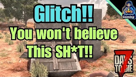 7 days to die 1.0 Glitch! How to build a secret base at the bottom of the map