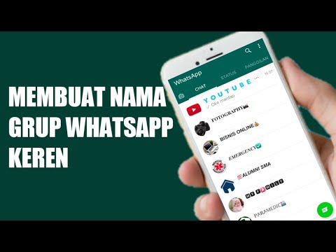 Video: Bagaimana Cara Memberi Nama Grup?