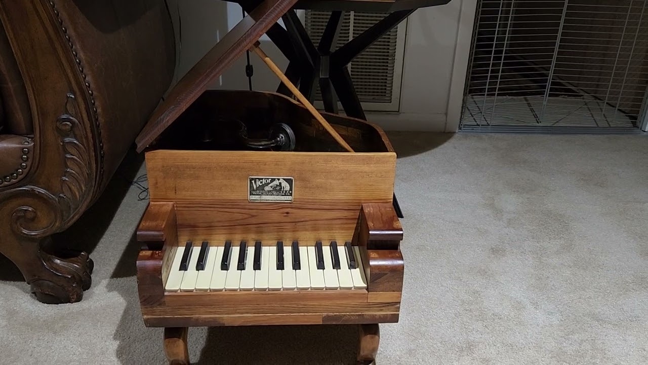 Unique piano-style phonograph