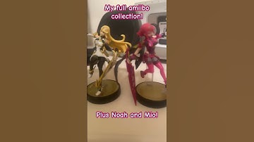 My Full Amiibo Collection #xenoblade2 #xenoblade3 #noah #mio
