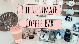 The Ultimate DIY Coffee Bar // My at Home Coffee Bar is Finally Done!!