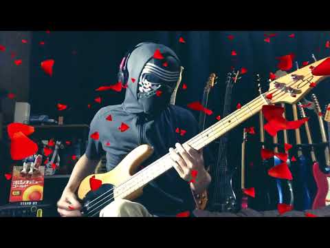 NAK ハートブレイクCrossin 陣内孝則 ベース 弾いてみた