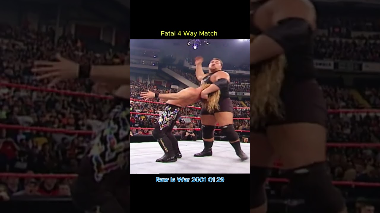 Fatal 4 Way Match Raw Is War 2001 01 29 