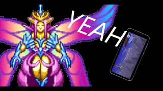Master Mode Empress of Light on my PHONE! | Terraria 1.4