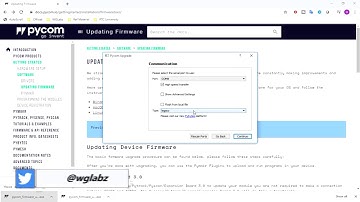 Updating @Pycom  #FiPy #Firmware