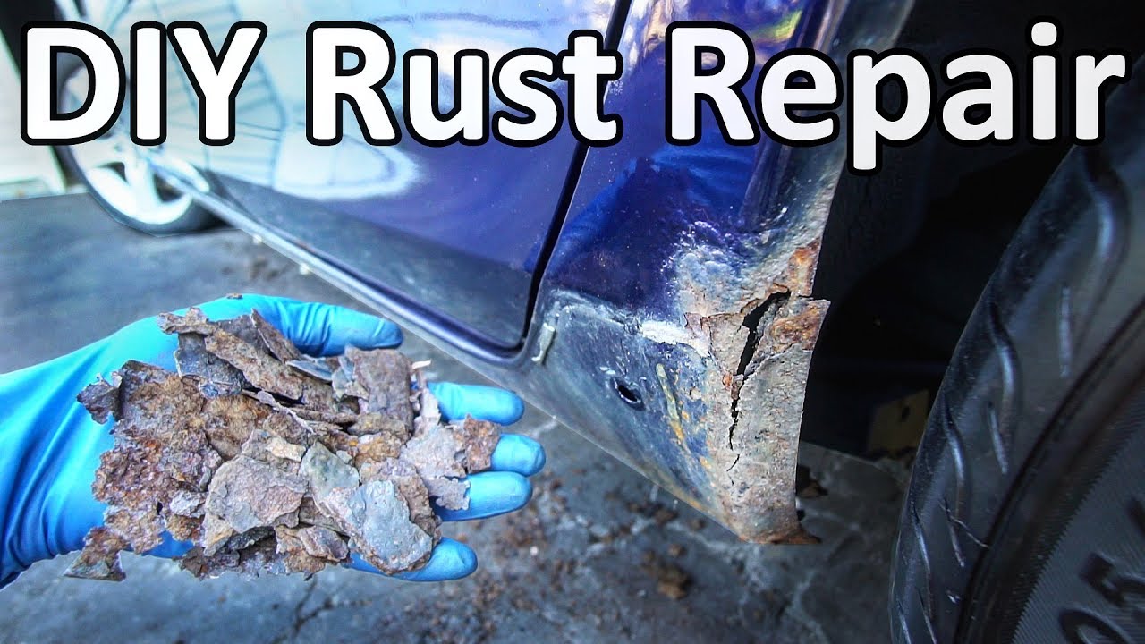How To Properly Repair A Rust Hole In Your Car Or Truck Diy For Beginners Youtube