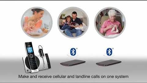 VTech Connect to Cell DS6771-3 DECT 6.0 Cordless Phone - Black, Silver, 6.9" x 4" x 6.6"