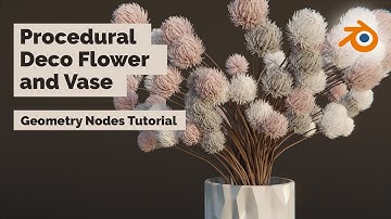 Procedural Flower or Plant with Blender Geometry Nodes 3.1 Tutorial