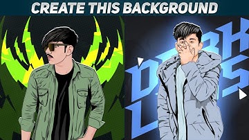 How To Make Vector Art Background 😍| Tejas illustrator | artteditz tutorial🔥