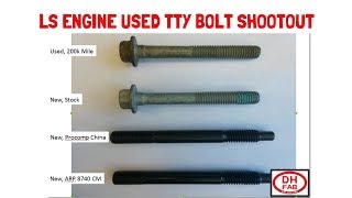 LS Swap Used Vs New TTY VS ARP Bolts test