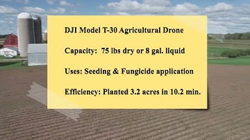 Agricultural Drone Cover Crop Seeding