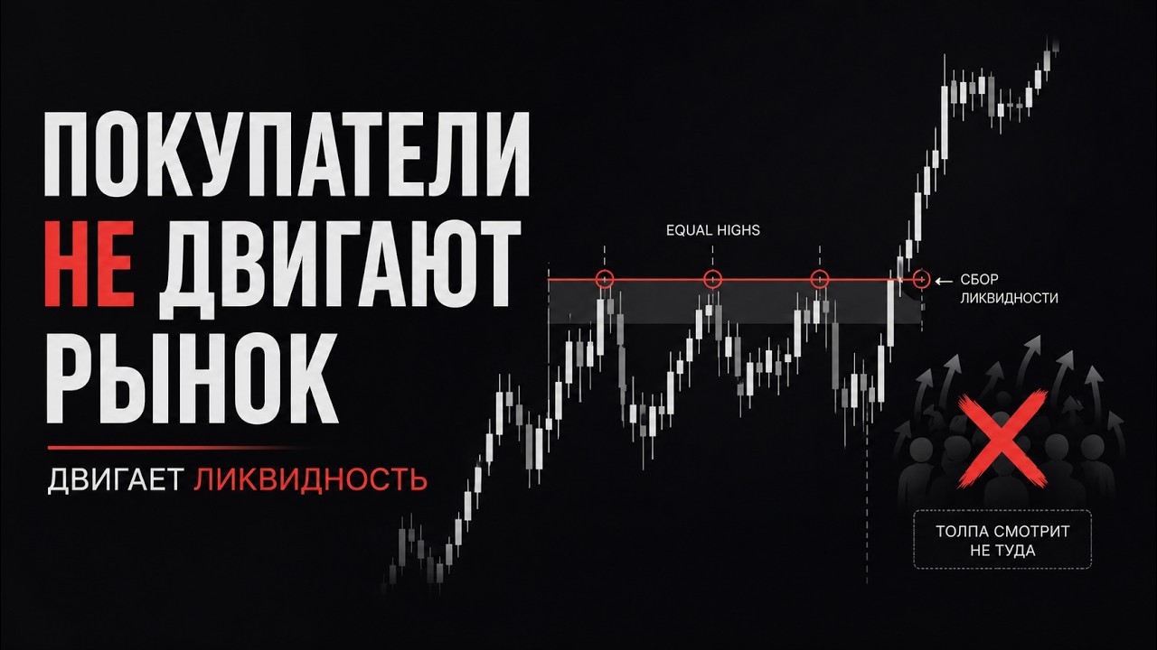 Почему рынок двигается на самом деле — механика движения цены