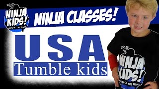 Ninja Kids at TumbleKids USA (Ninja Classes!) screenshot 5